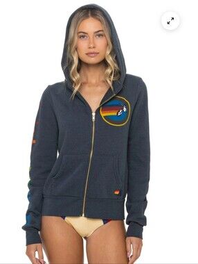 AVIATOR NATION HOODIE - CHARCOAL Unisex Size Medium! Sold Out!!!